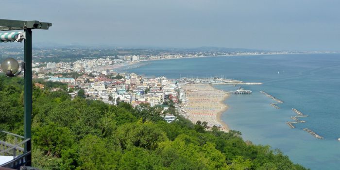Gabicce Mare: Blick vom Monte Gabicce Mare: Blick vom Monte