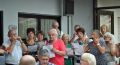 Die Mundharmonikas können auch singen.
