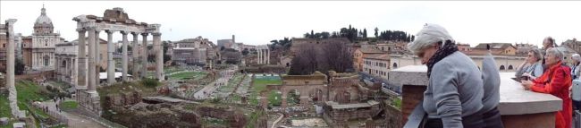 Blick auf das Forum Romanum
